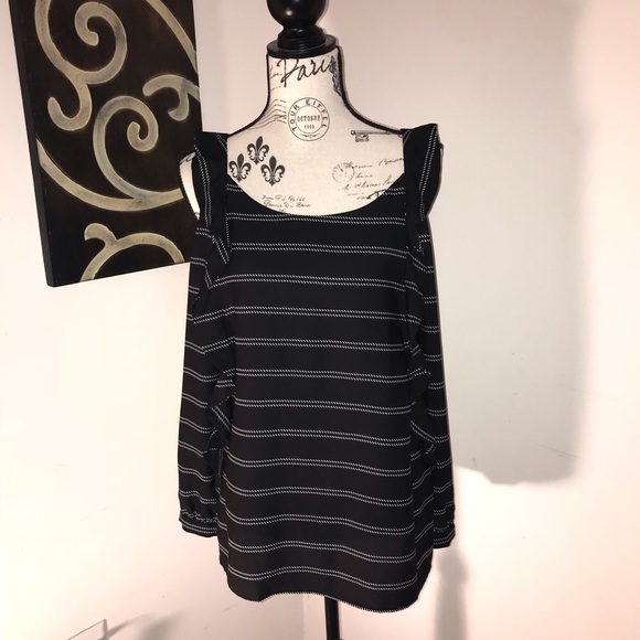 Chico’s medium striped blouse - Picture 1 of 5